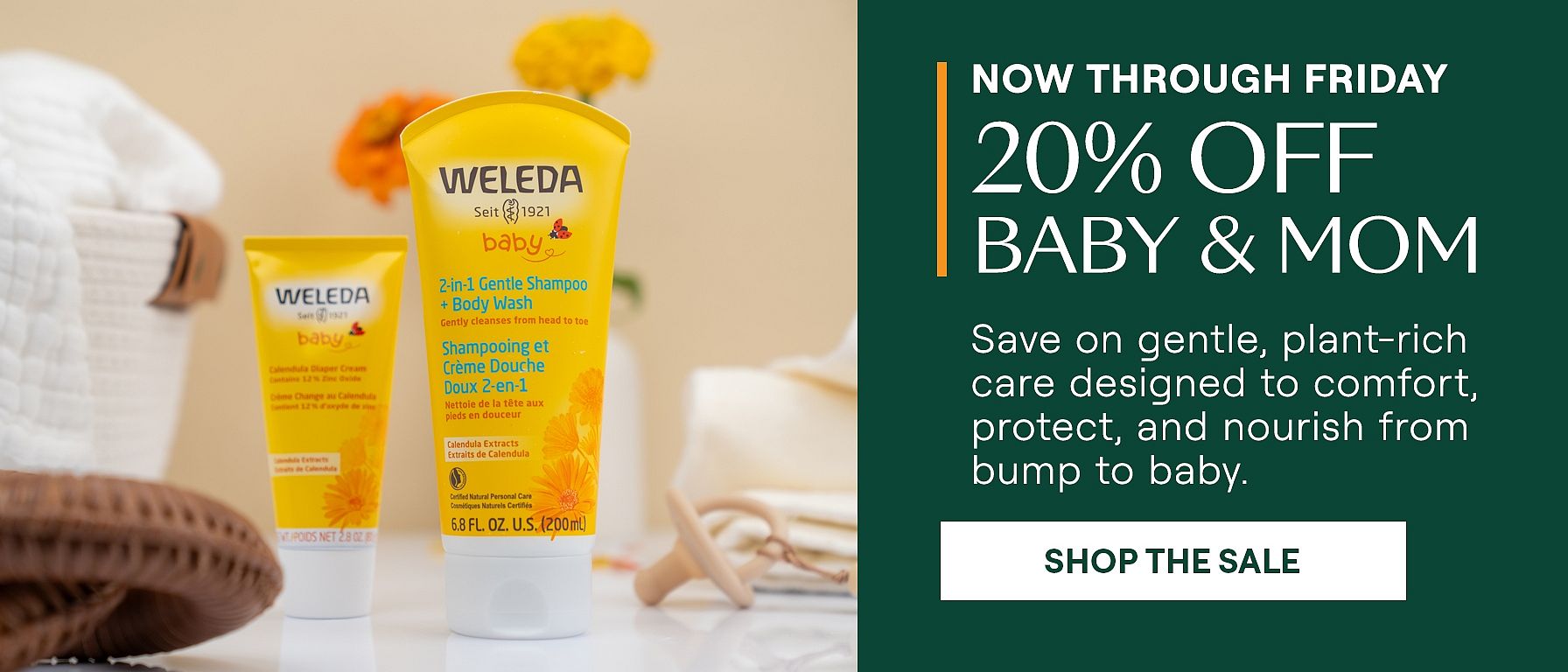 20% off baby & mom