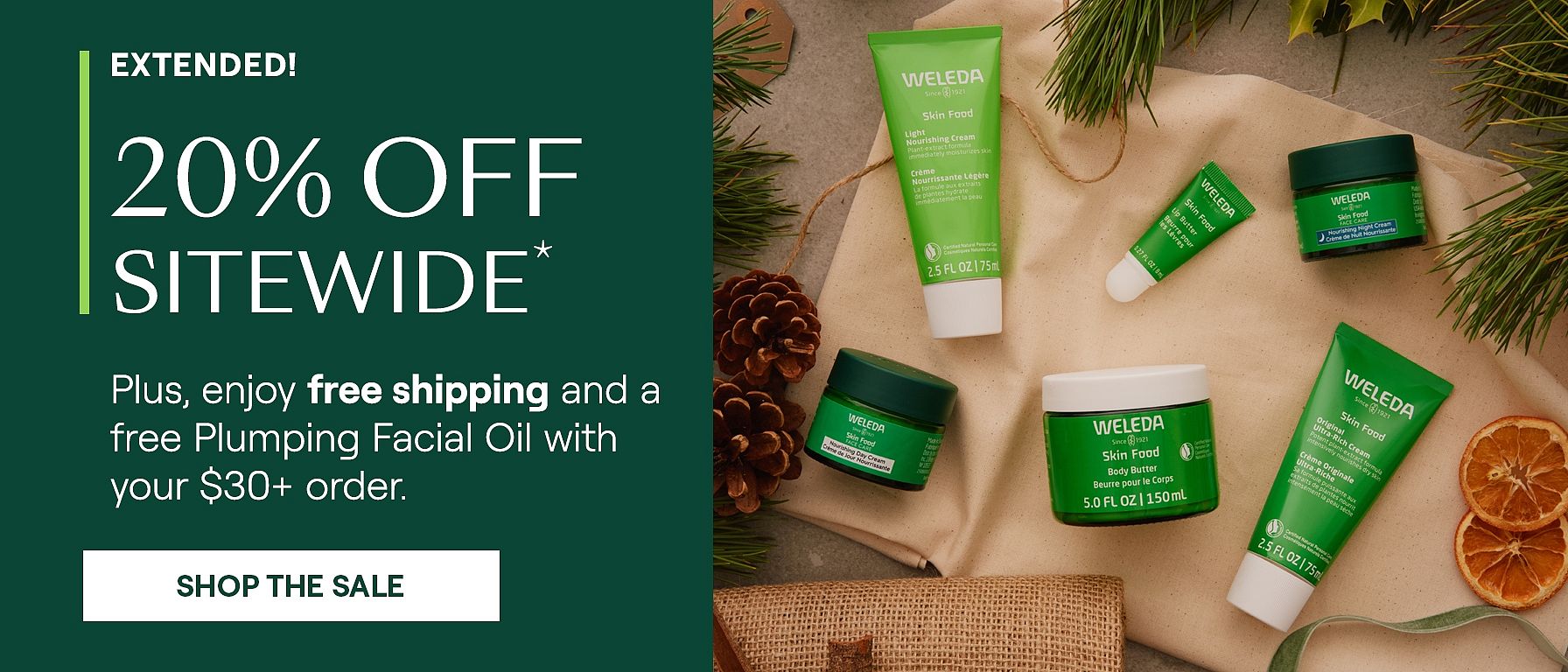 20% off sitewide sale