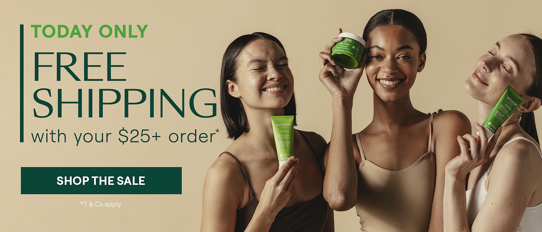 free shipping with orders 25 or more