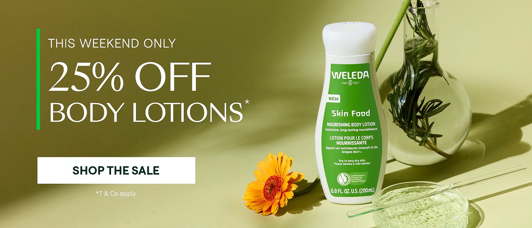 25% off Body Lotions