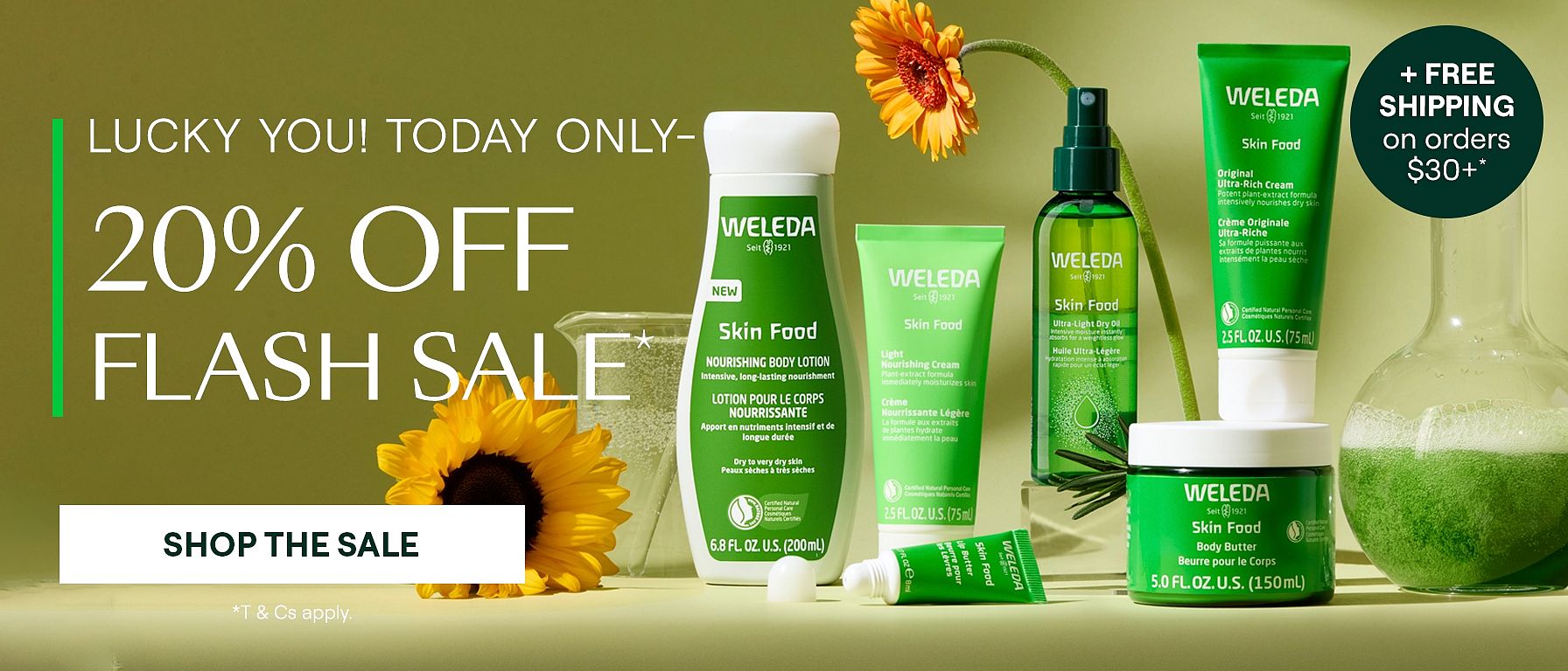 20% off flash sale