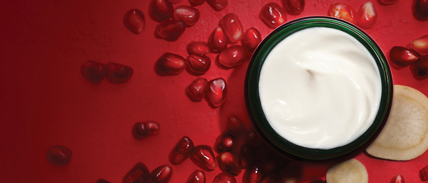 open jar of plumping day cream