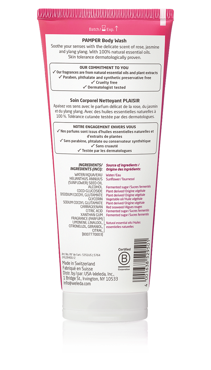 Aroma Essentials: Pamper Body Wash