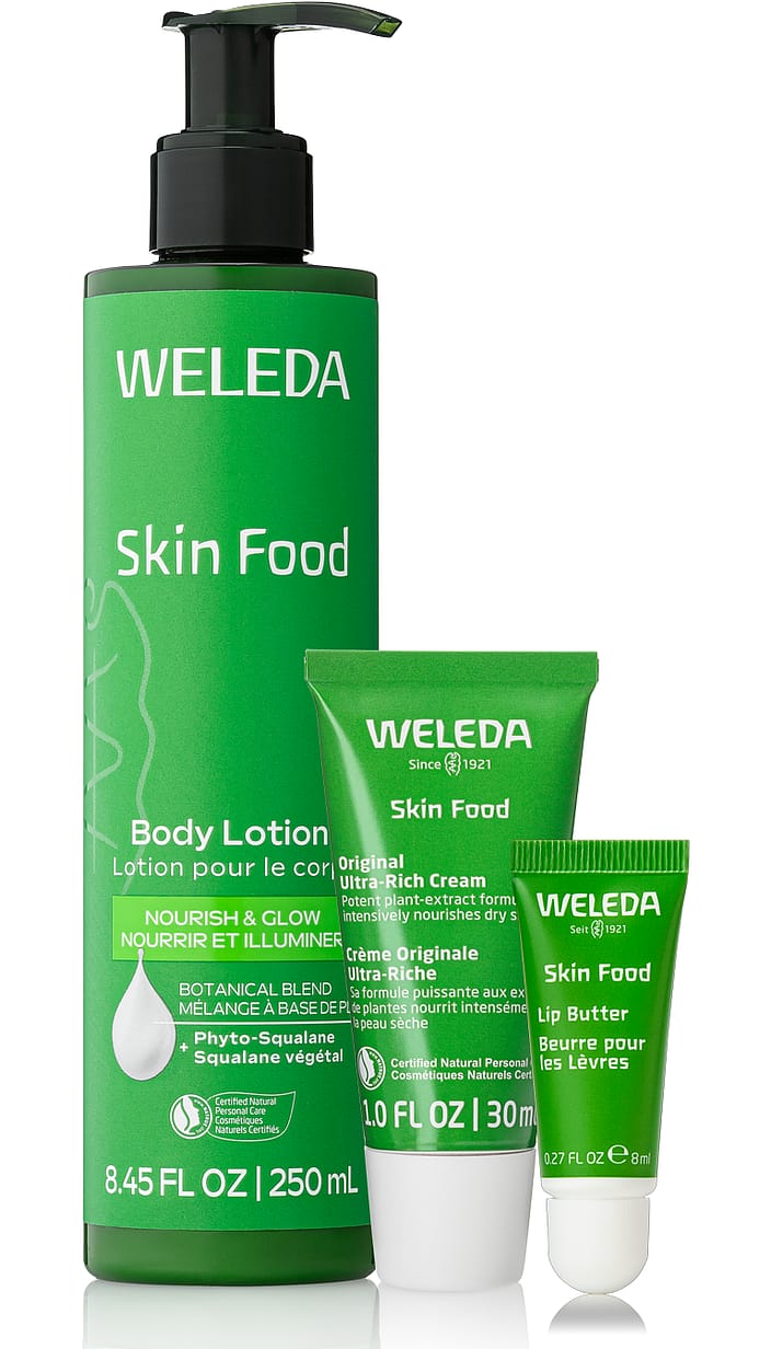 WELEDA Skin Food トラベルキット Skin Food 3 Step Set | Body Care Bundle - Weleda