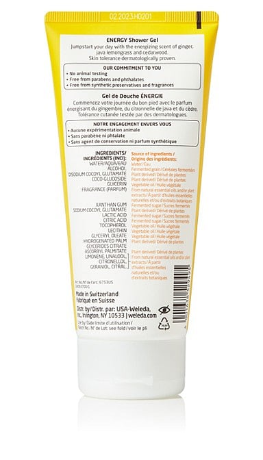 Shower sales gel ingredients
