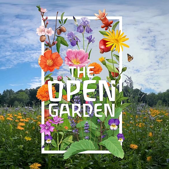 weleda open garden sign